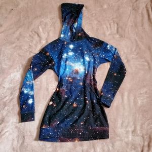 Blackmilk Blue Galaxy Slouchy XXS